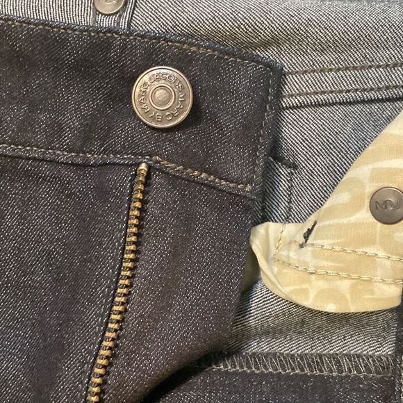 New Marc Jacobs Women's Kenmare Wash Mid Rise Lola Crop Denim Jeans Size 30 - Picture 9 of 10